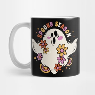 Cute Spooky Season // Vintage Groovy Halloween Mug